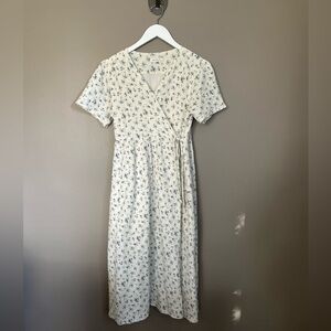 Neuflora Wrap Floral Midi Dress